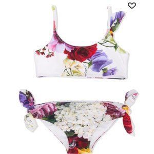 Brand New with Tags Dolce & Gabbana Kids Floral print bikini size 5